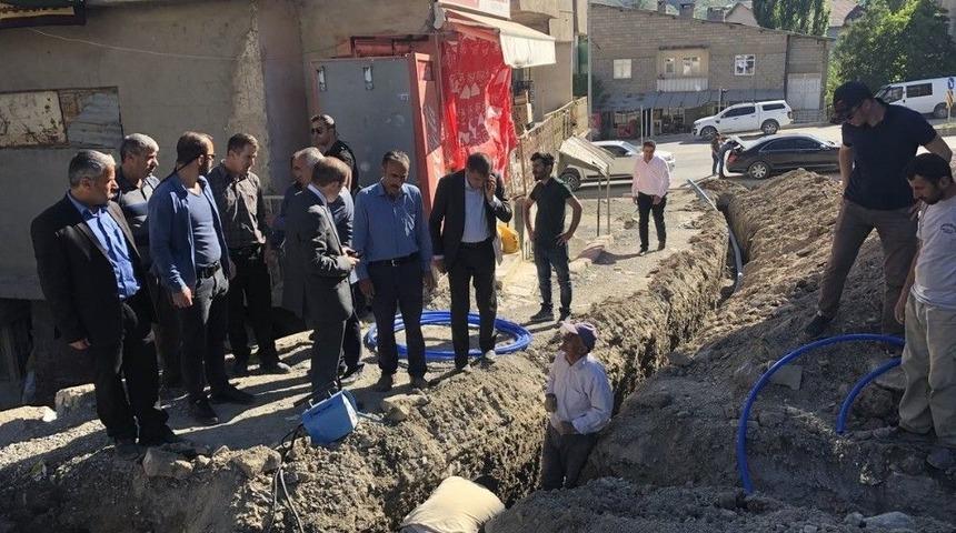 Başkan Epcim Kentteki &Ccedil;alışmaları Denetledi