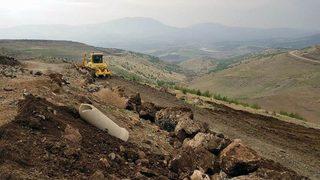 Musabeyli İlçesinde Yol Genişletme Çalışmaları