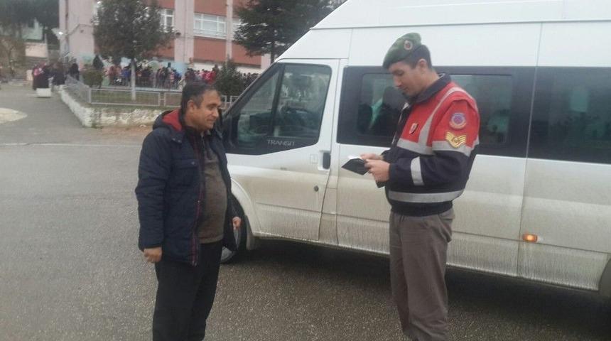 Jandarmadan Okul Servislerine Denetim