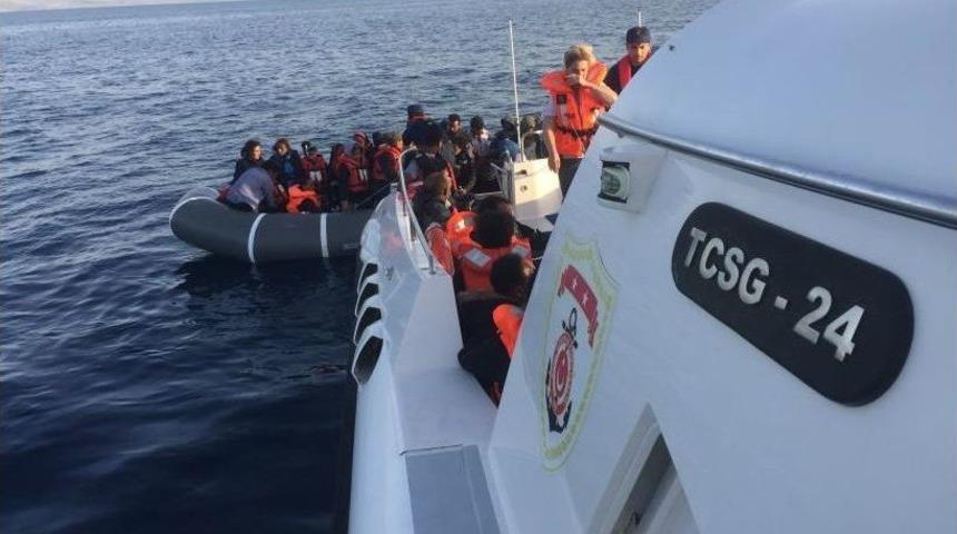 İzmir&rsquo;de 47 G&ouml;&ccedil;men Yakalandı