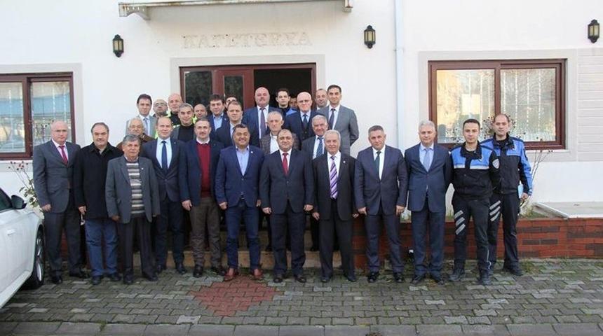 Emniyet M&uuml;d&uuml;r&uuml; &Ccedil;etinkaya Muhtarlarla Bir Araya Geldi