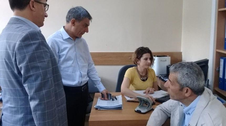 Kaymakam &Ouml;zkan&rsquo;dan N&uuml;fus M&uuml;d&uuml;rl&uuml;ğ&uuml; Ziyareti