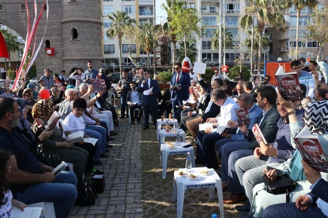 Mersin&rsquo;de Kardeşlik İ&ccedil;in Kitap Okundu