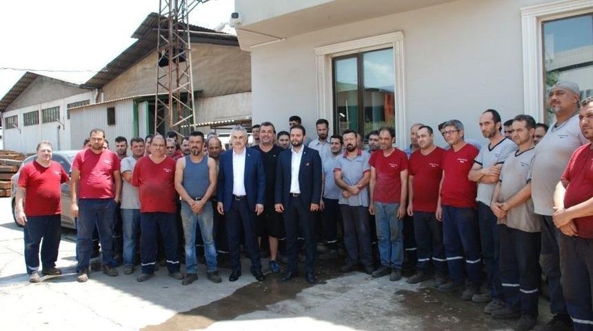 Ak Parti Aydın Milletvekili Savaş, Efeler&rsquo;de Osb&rsquo;yi Ziyaret Etti