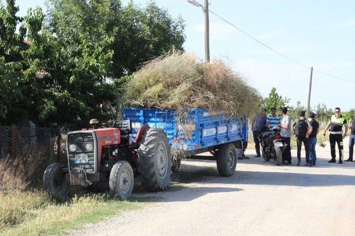 Karaman’da Traktörden Düşen Anne Ve 2 Çocuğunun Üzerinden Teker Geçti G3