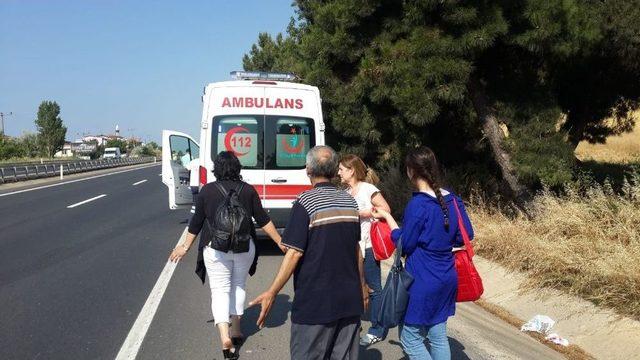 Yolcu Otobüsü İle Yakıt Tankeri Çarpıştı: 10 Yaralı