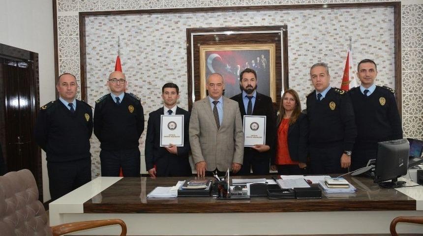 Antalya&rsquo;da Ayın Polisleri &Ouml;d&uuml;llendirildi