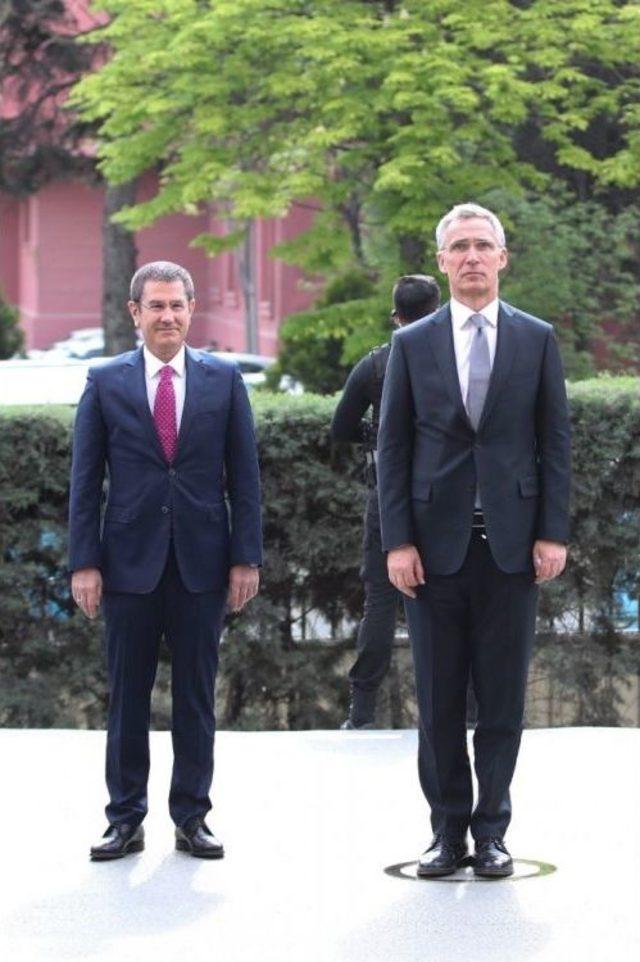 Nato Genel Sekreteri Jens Stoltenberg İle Milli Savunma Bakanı Nurettin Canikli’nin Katıldığı Heyetlerarası Görüşmesi Başladı.