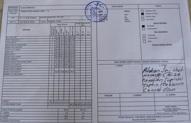 Karneye Yazılan En Acı Not G4