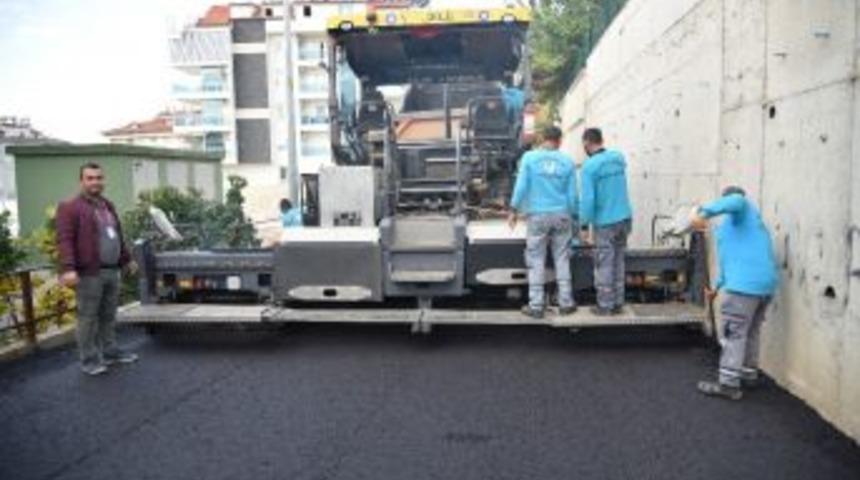 Alanya&rsquo;da Sıcak Asfalt &Ccedil;alışmaları