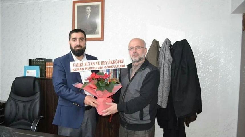 Kur&rsquo;an Kursu G&ouml;revlilerinden M&uuml;ft&uuml; G&uuml;ler&rsquo;e Hayırlı Olsun Ziyareti