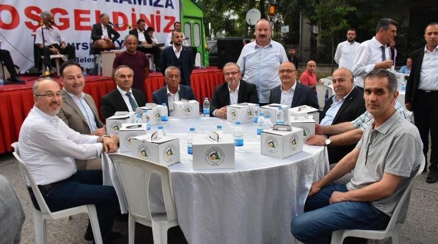 Başkan Ay, Uzunmustafa Sakinleri İle Orucunu A&ccedil;tı