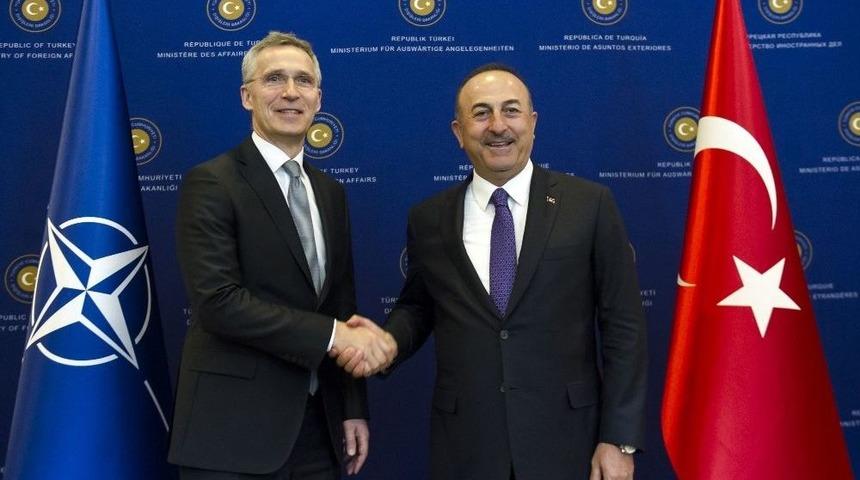 Dışişleri Bakanı Mevl&uuml;t &Ccedil;avuşoğlu, Nato Genel Sekreteri Jens Stoltenberg İle İkili G&ouml;r&uuml;şme Ger&ccedil;ekleştiriyor.