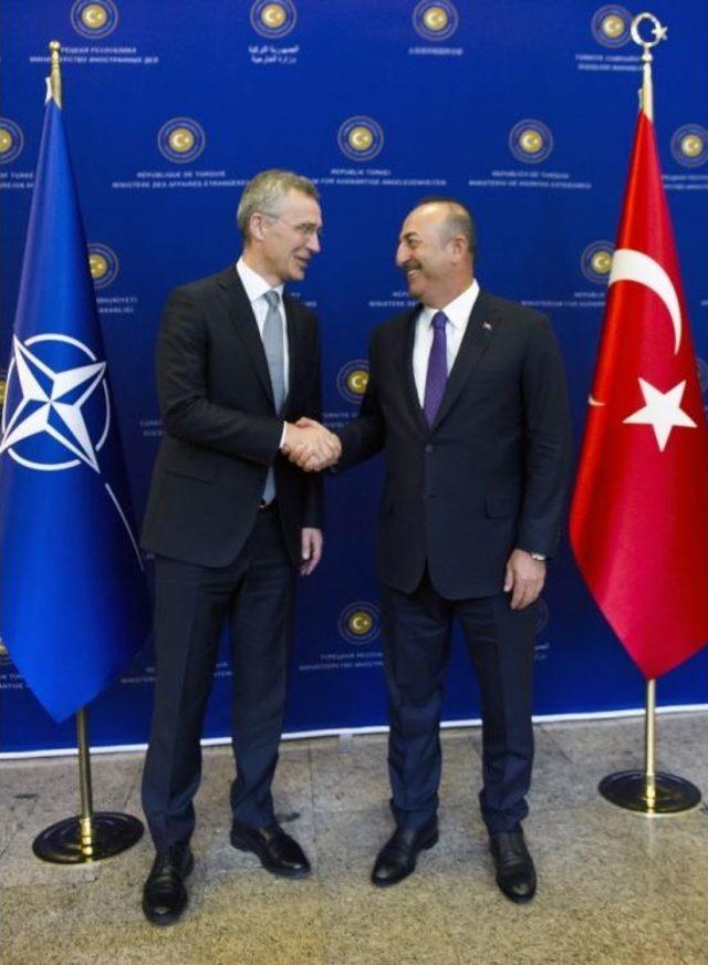 Dışişleri Bakanı Mevlüt Çavuşoğlu, Nato Genel Sekreteri Jens Stoltenberg İle İkili Görüşme Gerçekleştiriyor.