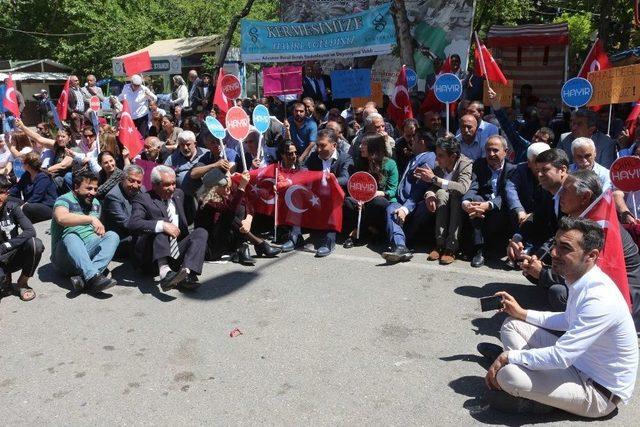 Chp Adıyaman&rsquo;da Oturma Eylemi Yaptı 1