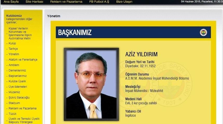 Fenerbahçe’de Yönetim Güncellendi