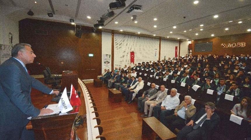 Aosb Teknik Bilimler Meslek Y&uuml;ksekokulu&rsquo;nda Mezuniyet Sevinci