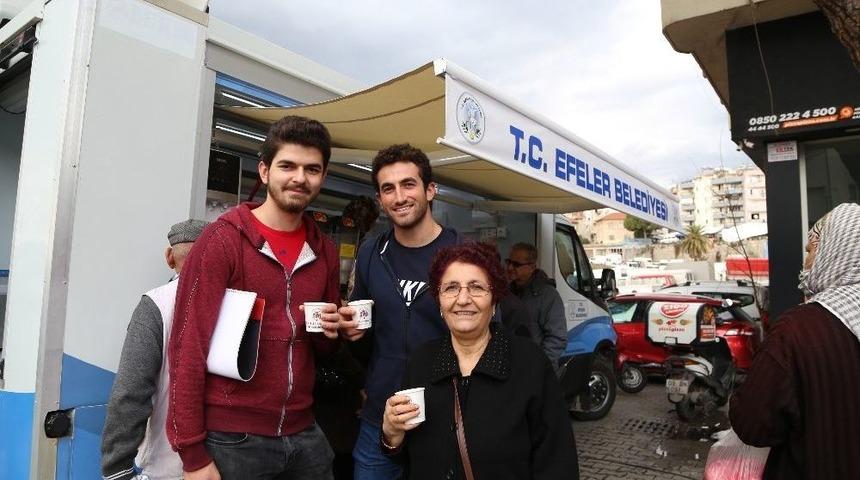 Efeler Belediyesi Semt Pazarlarında Vatandaşlarla Buluşuyor