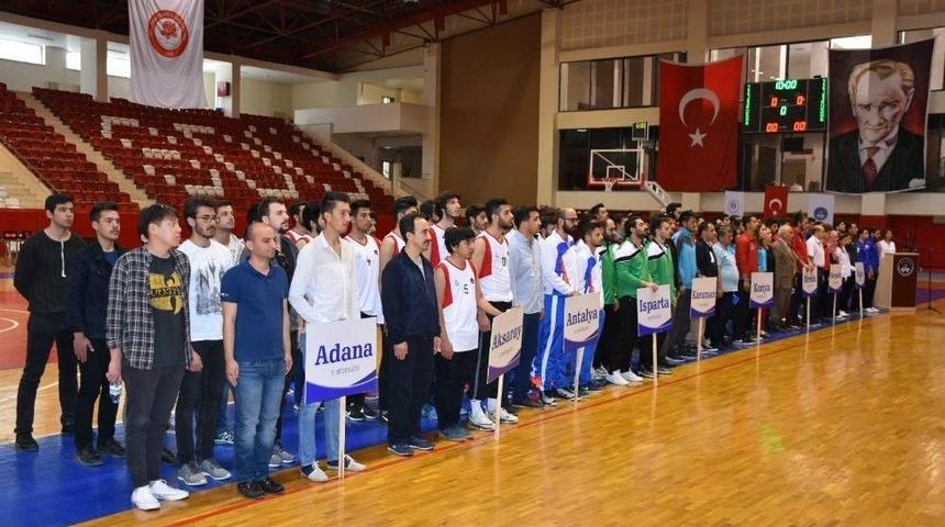 Isparta Kyk Ev Sahipliğinde Basketbol B&ouml;lge Turnuvası