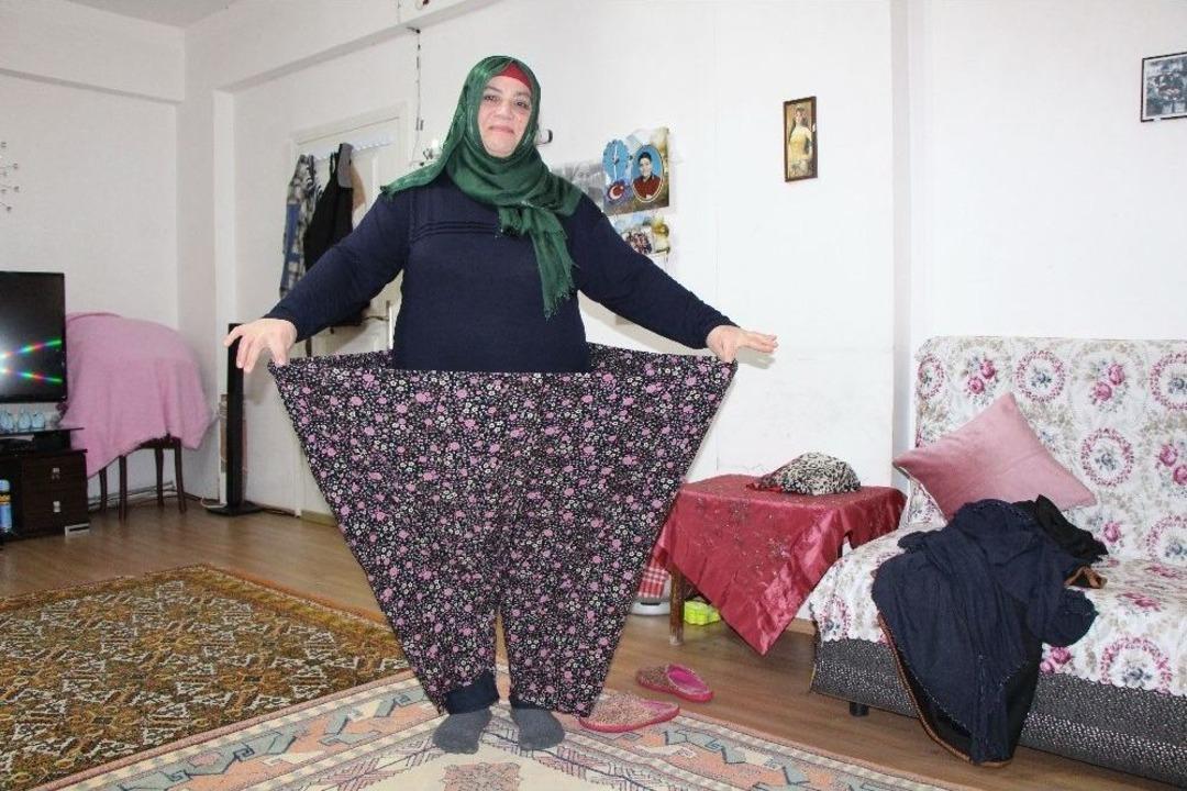190 Kiloydu Şimdi 14 Yaşındaki Oğlundan Daha Zayıf