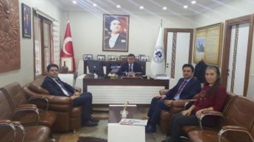 Bilecik İl Sağlık M&uuml;d&uuml;r&uuml; &Ouml;ztop Ve Başkan Yal&ccedil;ın Bir Araya Geldi