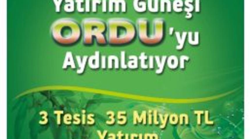 Ordu&rsquo;da Ormana 35 Milyonluk Yatırım
