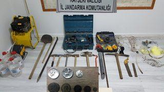 Kayseri’de İzinsiz Kazı Yapan Şahıslara Operasyon: 9 Gözaltı