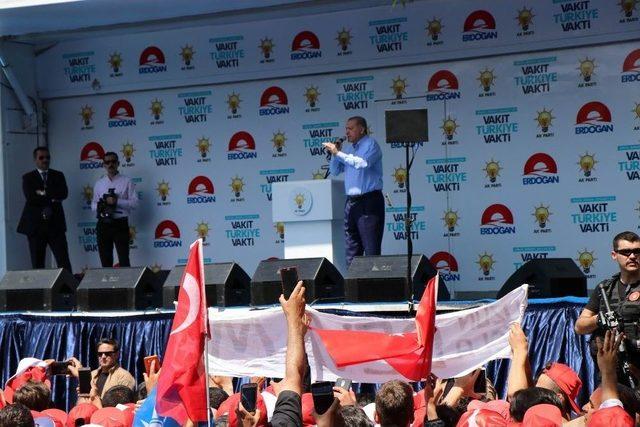 Cumhurbaşkanı Erdoğan: “sözde Milletin İttifakı Diye Ortaya Çıkanlara 24 Haziran’da Dersini Vereceğiz”