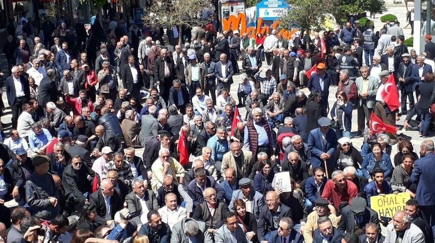 Chp’den Oturma Eylemi