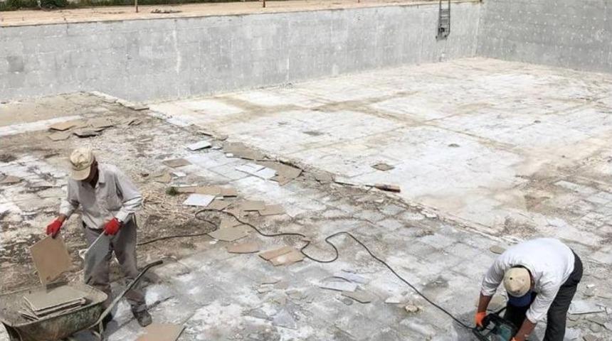 Y&uuml;zme Havuzunda Tadilatlar Başladı