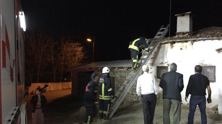 Tekirdağ&rsquo;da Ev Yangını