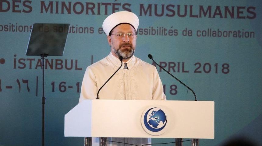 Diyaret İşleri Başkanı Erbaş: "fet&ouml; Ter&ouml;r &Ouml;rg&uuml;t&uuml;, Dine Hizmet Kisvesi Altında Yayılan Dış G&uuml;d&uuml;ml&uuml; Bir Yapıdır"