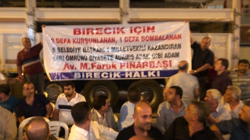 Birecik İl&ccedil;e Belediye Başkanı Faruk Pınarbaşı: