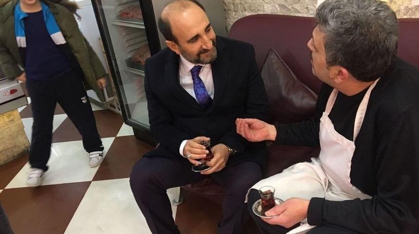 Edebali Esnafla &Ccedil;ay Sohbetinde