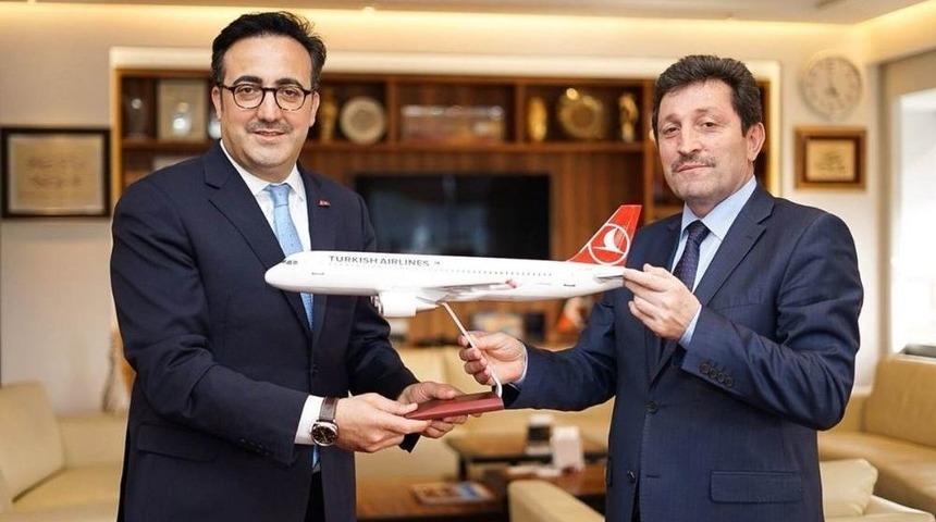 Vali Tavlı&rsquo;dan T&uuml;rk Hava Yollarına Ziyaret