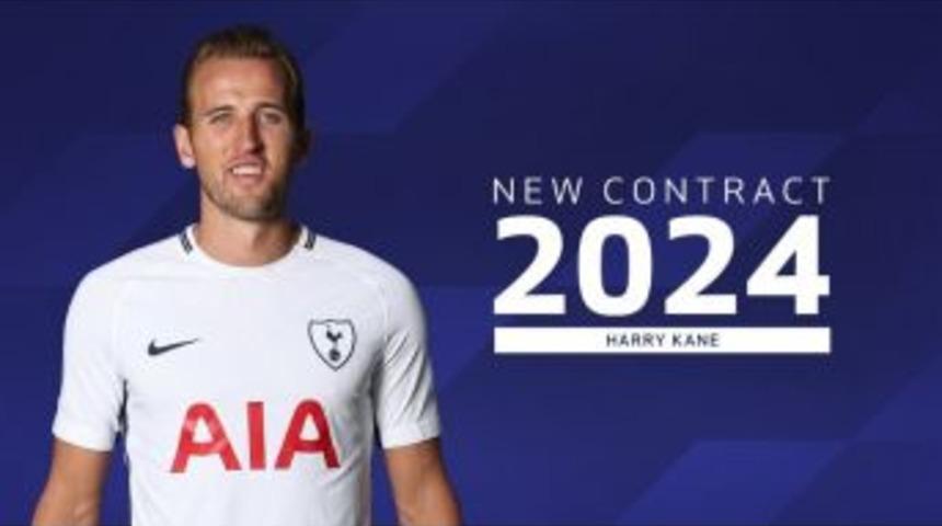 Tottenham, Harry Kane&rsquo;in S&ouml;zleşmesini 2024&rsquo;e Uzattı