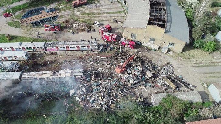 Haydarpaşa Tren Garı’nda Çıkan Yangın Havadan Görüntülendi G3