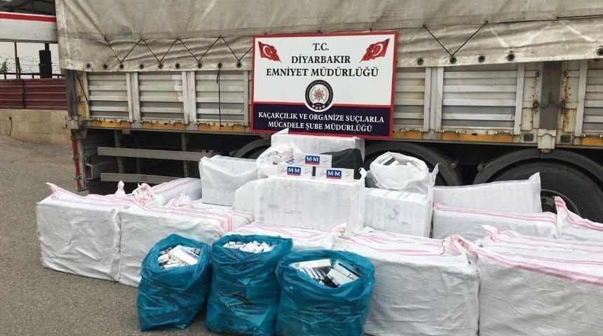 Diyarbakır&rsquo;da 91 Bin 990 Paket Ka&ccedil;ak Sigara Ele Ge&ccedil;irildi
