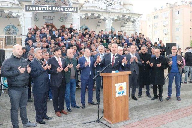 Sözlü’den Bae Dışişleri Bakanı Zayid’e Fahrettin Paşa Camii’nden Tepki