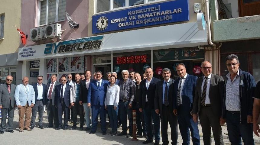 Aesob Başkanı Dere, Teşekk&uuml;r Ziyaretinde