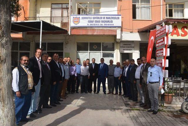 Aesob Başkanı Dere, Teşekk&uuml;r Ziyaretinde 2