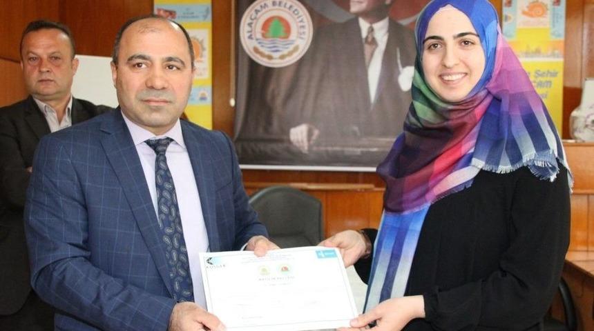 Ala&ccedil;am&rsquo;da Girişimcilik Kursu Sertifika T&ouml;reni