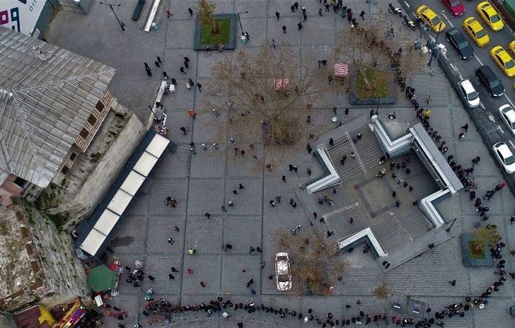 (özel) 61 Milyonluk Kuyruk Havadan Görüntülendi G5