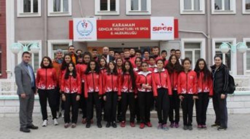 Karaman Hentbol Takımı Adana&rsquo;ya Gitti