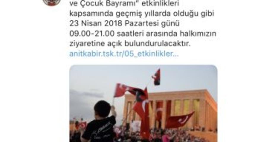 Tsk’dan Anıtkabir Açıklaması