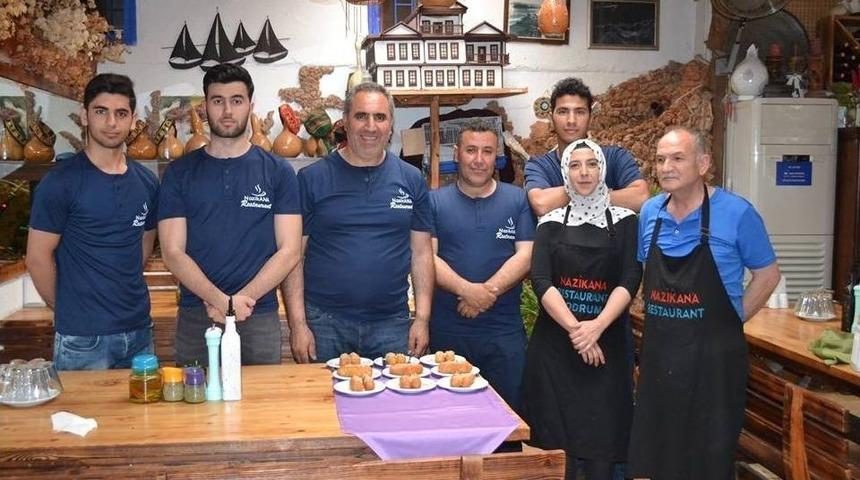 Erzurum&rsquo;un Meşhur Kadayıf Dolması Bodrum&rsquo;da