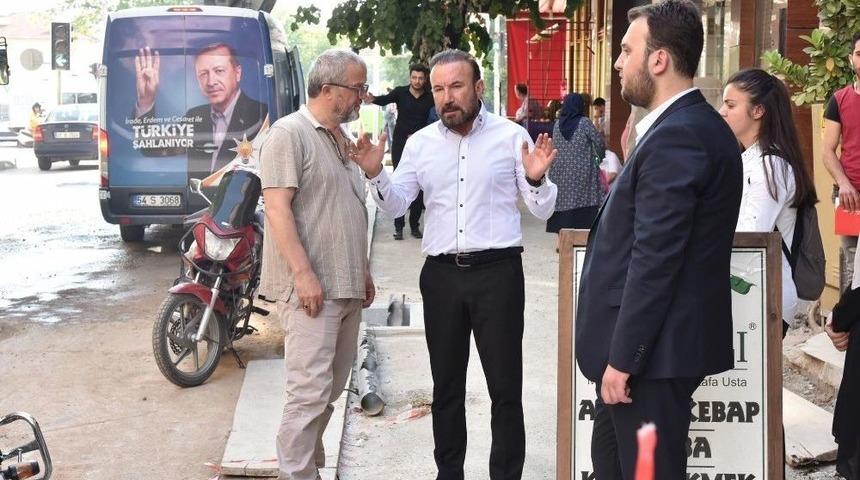 Başkan Doğan, Se&ccedil;im &Ccedil;alışmalarına Devam Ediyor