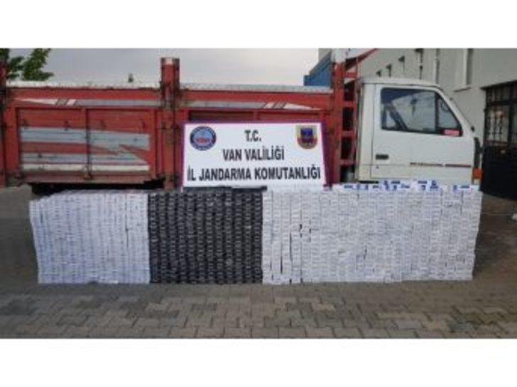 Jandarma 10 Bin 610 Paket Kaçak Sigara Ele Geçirdi