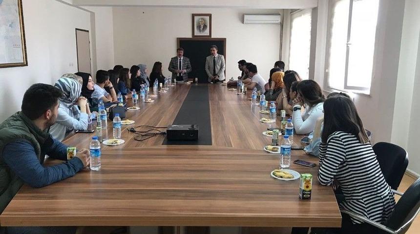 &Uuml;niversite &Ouml;ğrencileri G&ouml;k&ccedil;ebey&rsquo;de Ziyaretlerde Bulundular