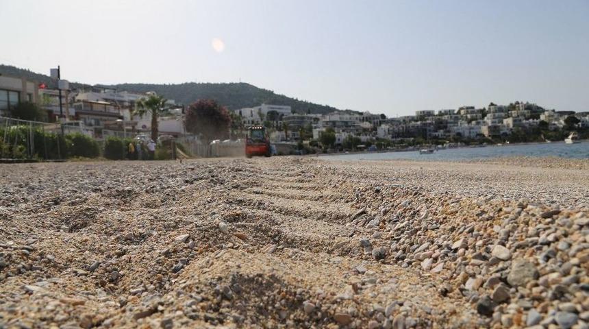 Bodrum Sahilleri Yaza Hazırlanıyor